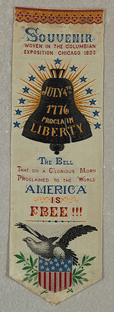 Woven Souvenir from the Columbian Exposition in Chicago in 1893
