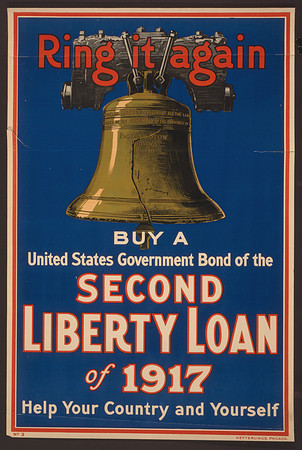World War I Poster - Second Liberty Loan (circa 1917)