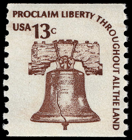 United States Postage Stamp - 13c Liberty Bell single (November 25, 1975)