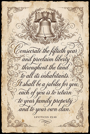 Leviticus 25:10 - AI Liberty Bell Edition
