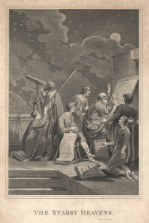 Vintage Image Plate - The Starry Heavens
