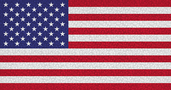 Star Flourish Flag - USA