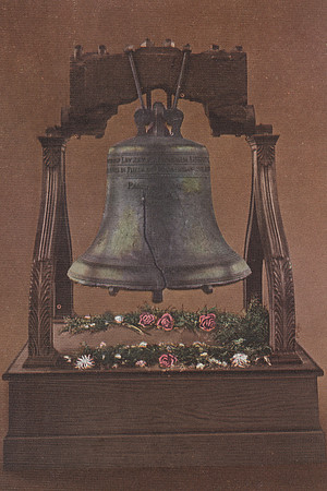 Vintage Postcard - The Liberty Bell at the Panama Pacific International Exhibition, San Francisco, 1915