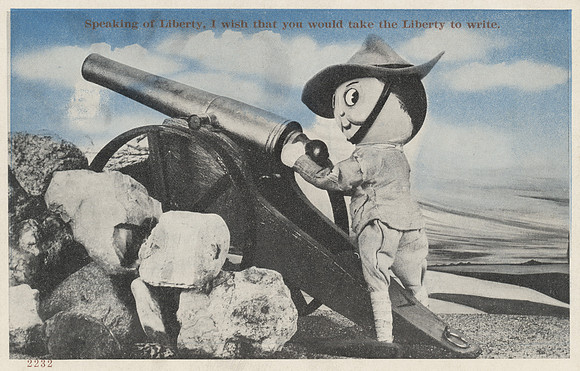 Vintage Postcard - Speaking of Liberty, I wish that you would take the Liberty to write.