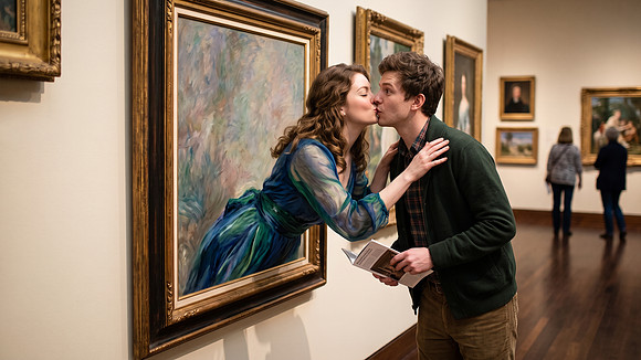 When the Art Loves Back...