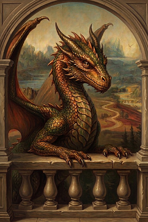 Mona's Dragon Visitor