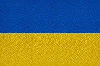 Star Flourish Flag - Ukraine