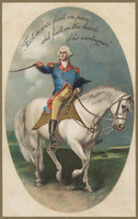 Vintage George Washington Postcard - "First in war, first in peace, and first in the hearts of his countrymen."