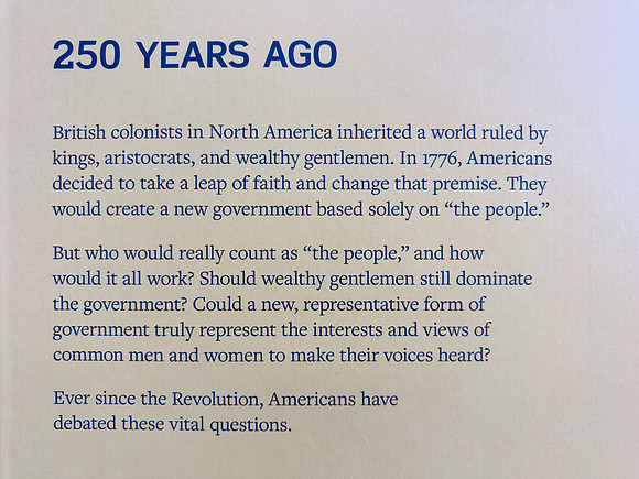 Interpretive Sign - 250 Years Ago [circa 1776 in North America]