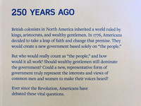 Interpretive Sign - 250 Years Ago [circa 1776 in North America]
