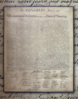 Exhibition Replica - American Declaration of Independence