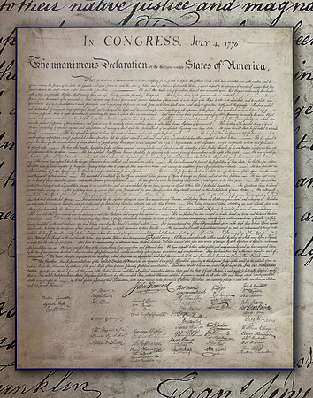 Exhibition Replica - American Declaration of Independence