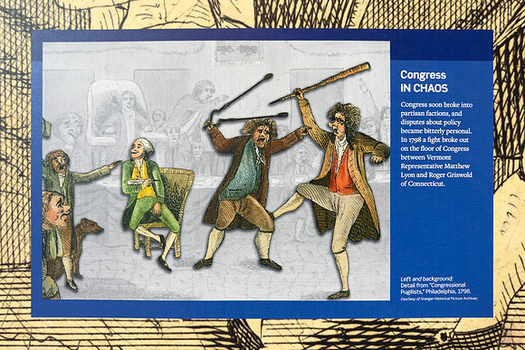 Interpretive Sign - Congress in Chaos