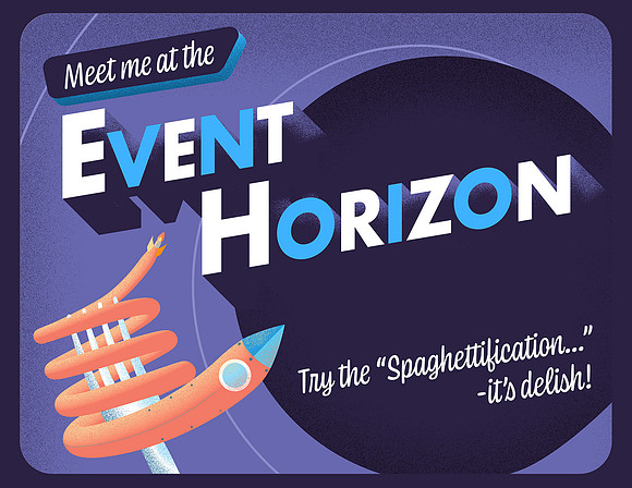 NASA Postcard: Event Horizon