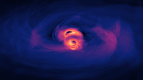 Supermassive Black Hole Binary Simulation