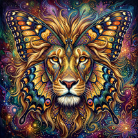 Lion Monarch Butterfly