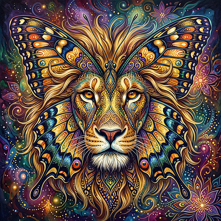Lion Monarch Butterfly