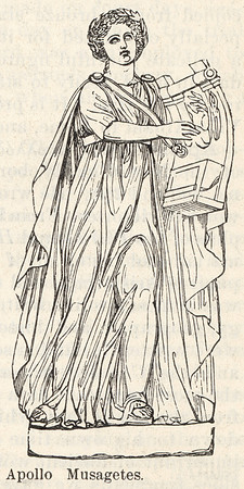 Vintage Illustration - Apollo Musagetes