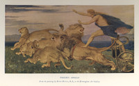 Vintage Color Image Plate - Phoebus Apollo