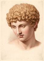 AI Color Drawing Recreation - Head of Apollo