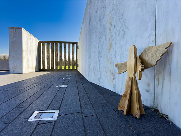 Wooden Angel of the Flight 93 National Memorial