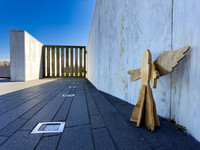 Wooden Angel of the Flight 93 National Memorial
