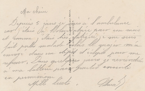 Vintage Postcard Message 6