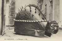 Vintage French Postcard - En Provence - La Tarasque