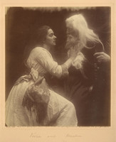 Vivien and Merlin (photo by Julia Margaret Cameron circa 1874)
