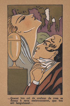 Vintage Illustration - Embrasse d'Amour...
