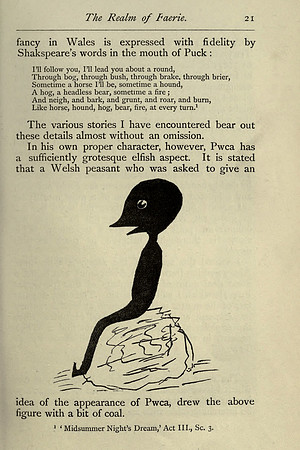 Pwca Description Page - British Goblins - Welsh Folk-lore, Fairy Mythology, Legends and Traditions (circa 1880)