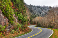 Winding Autumn Frost Road - Great Smoky Mountains