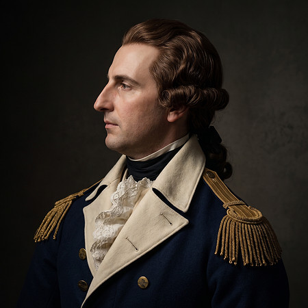 AI Color Portrait Recreation - Richard Montgomery