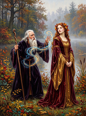 Merlin's Fizzling Fall Spell