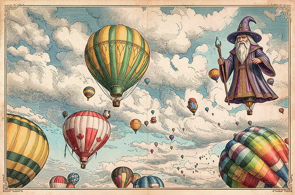 Retro Balloon Magic