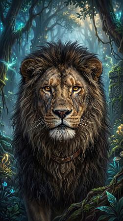 Forgotten Forest Lion