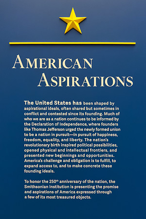 Interpretive Sign - American Aspirations