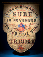 Abraham Lincoln and Hannibal Hamlin Presidential Campaign Banner