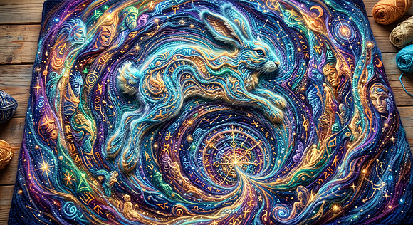 Cosmic Rabbit Hole Crochet