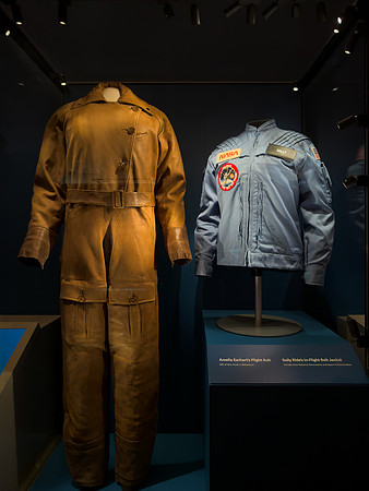Amelia Earhart's Flight Suit & Sally Ride's In-Flight Suit Jacket
