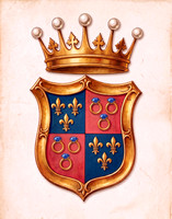 Vintage AI Coat of Arms - Montgomery Family