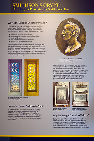 Interpretive Sign - Smithson's Crypt