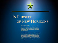 Interpretive Sign - In Pursuit of New Horizons