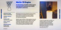 Interpretive Sign - Merlin 1D Rocket Engine