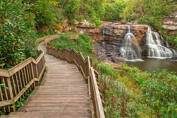 Winding Blackwater Falls