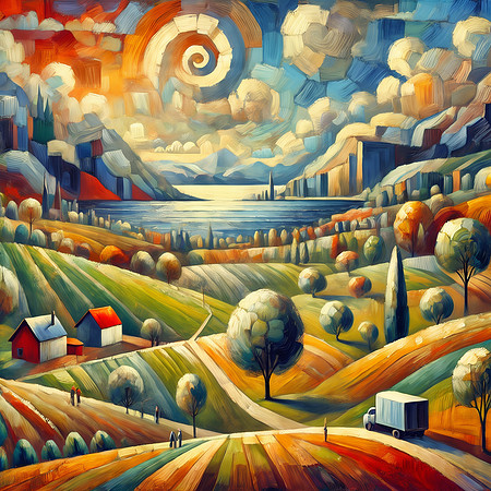 Winding Color Coast