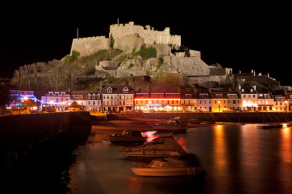 Jersey Night Castle - Mont Orgueil