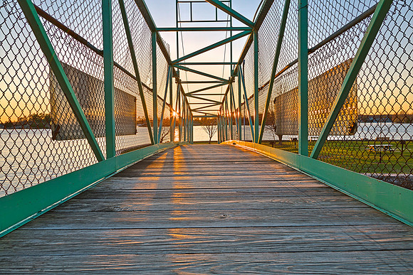 Casino Island Sunset Bridge