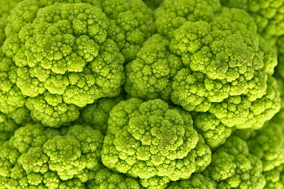 Green Cauliflower Macro