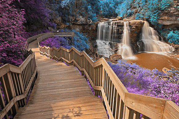 Winding Blackwater Falls
